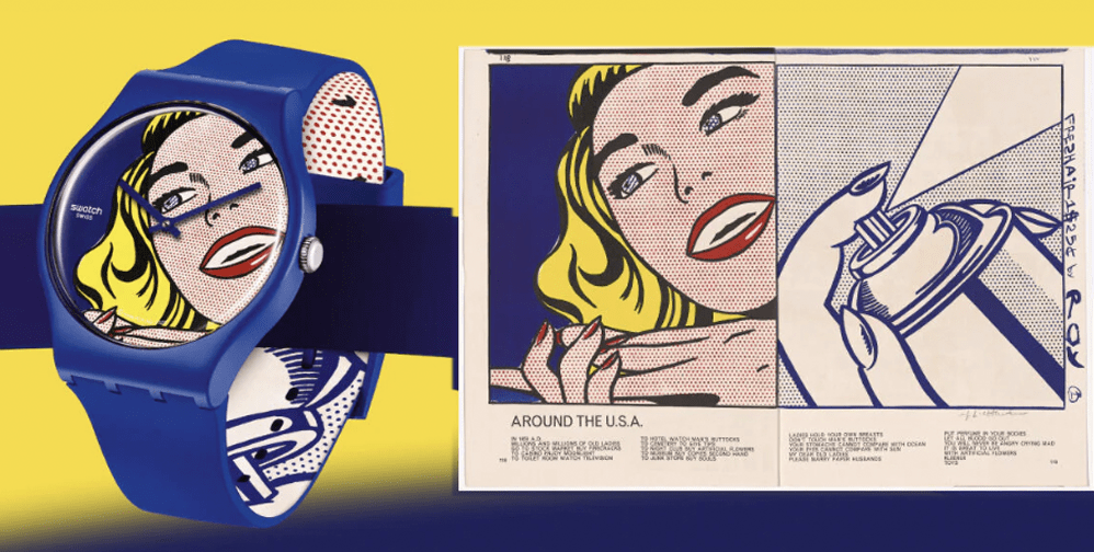 GIRL BY ROY LICHTENSTEIN, THE WATCH